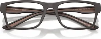 Emporio Armani Glasses, unisex, Brown, Size: 56 MM Ea3276U Optical Frame