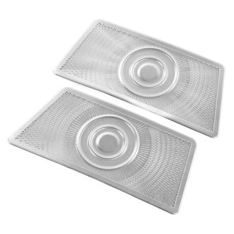 OEM Cubiertas De Ventilaci&oacute;n De Asiento De Dos Piezas, Fabricadas En Aleaci&oacute;n De Aluminio Plateado, Para Mercedes-benz Clase S W223 (modelos 2021-2023)