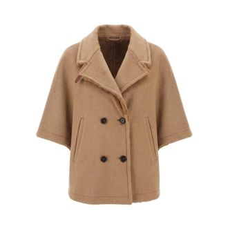 Max Mara Jassen, Dames, Beige, S, Mxamemo