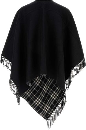 Burberry Unisex Coniston Shawl Black Wool