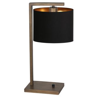 Steinhauer L&aacute;mpara De Mesa - Bronce - Stang - Lino Metal - L&aacute;mpara De Noche