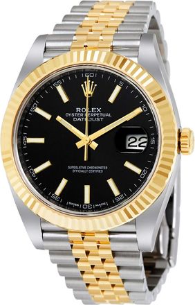 Rolex Pre-owned Rolex Datejust Black Dial Mens Watch M126333-0014