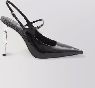 Gucci stiletto heel pumps featuring bamboo detail