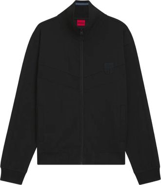 HUGO BOSS Felpa con zip - Nero