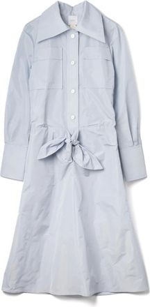 Patou Midi Dresses, female, Blue, M, Pareo Dress