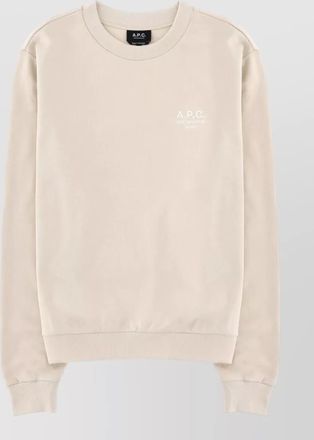 A.P.C. cotton logo-print sweatshirt