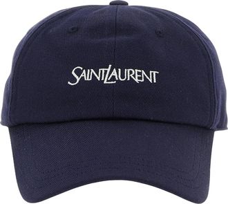 Saint Laurent Heren, Accessoires, Blauw, Maat: 57 CM Katoen