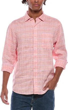 Tommy Bahama Barbados Breeze Playa Plaid Linen-Blend Shirt