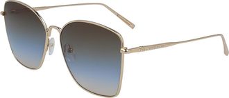 Longchamp LO117S 714 Womens Sunglasses Gold Size 60
