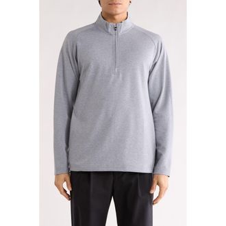 Travis Mathew Upgraded Quarter Zip Pullover in Heather Grey at Nordstrom Rack, Size Xx-Large