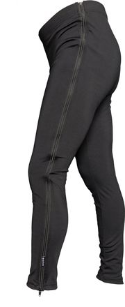 Generic HUDS Full Length Zip Warm Up Tights Unisex Size Large Black