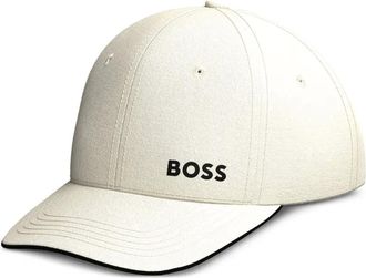 BOSS cotton baseball cap - men - Cotton - One Size - Neutrals