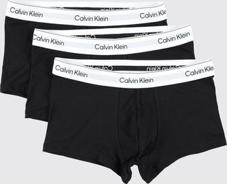 Calvin Klein Set di due boxer in cotone stretch con vita logata