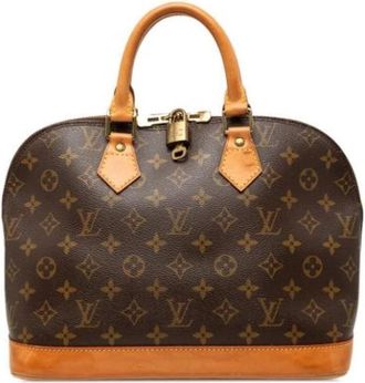 Louis Vuitton Pre-owned Vintage Handbag - Dames - Vintage Handtas - Bruin - ONE Size - Vintage