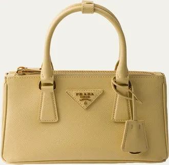 Prada Galleria Mini Saffiano Leather Top-Handle Bag