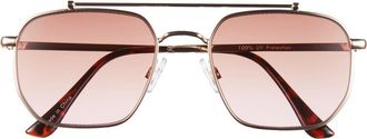 BP. Gradient Aviator Sunglasses in Gold- Brown at Nordstrom