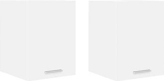 vidaXL Hanging Cabinet 2 pcs White 30 x 31 x 40 cm Engineered Wood vidaXL