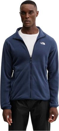 The North Face Fitness, Heren, Blauw, M, Polyester, Glacier Full-Zip Fleece