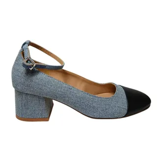 Steve Madden Pumps, female, Blue, Size: 6 1/2 US scarpe basse Tessuto
