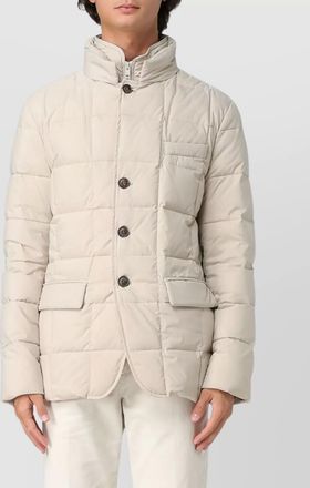 Fay double breasted short coat pockets