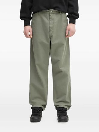 Carhartt Work in Progress logo-patch cargo trousers - Green