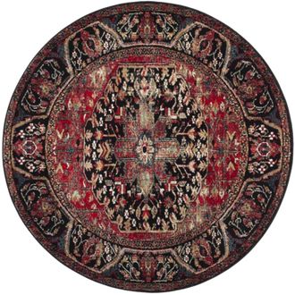Safavieh Alfombra rojo/multicolore 91 x 91 cm