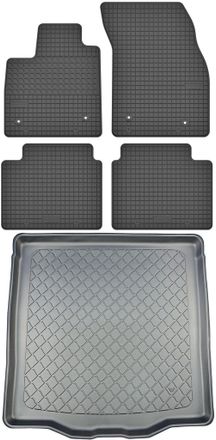 OEM Juego De Alfombrillas De Goma Para Coche Y Alfombrilla Para Maletero Para Ford Focus Iv Sed&aacute;n Desde Septiembre De 2018