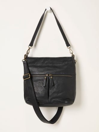 Fat Face FatFace Bella Black Zip Detail Bag