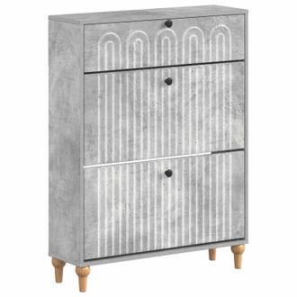 vidaXL Armario Zapatero Alkmaar 78 X 24 X 103 Cm Madera De Ingenier&iacute;a Vidaxl