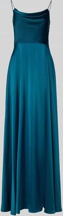 Jake*s Abendkleid mit Wasserfall-Ausschnitt in Grass Mel, Gr&ouml;&szlig;e 32