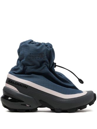 MM6 Maison Margiela X Salomon Cross Mid sneakers met vlakken - Blauw