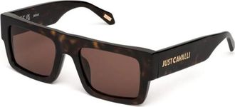 Just Cavalli Authentieke brillen met eersteklas service - Dames - Zonnebrillen - Bruin - 53 MM - Accessoires