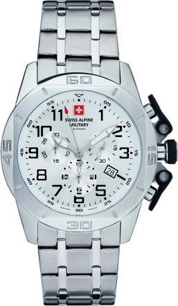 Swiss Alpine Military Chronograph Horloge - unisex - Horloges - Grijs - ONE Size - Accessoires