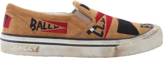 Bally Leory-Ric Ana Embroidered Slip-On Sneakers, Brand Size 41.5 ( US Size 8.5 )