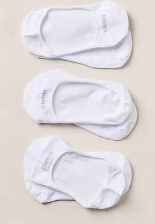 Anthropologie Stems Step Socks, Set of 3