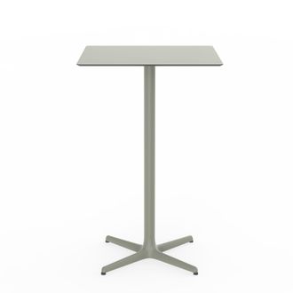 Resol Toledo Table Carr&eacute;e Haute Int&eacute;rieure, Ext&eacute;rieure 70x70 Gris Verd&acirc;tre