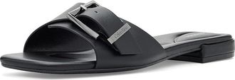 Calvin Klein Taurie Womens Sandals Black : 9.5 M, Faux Leather