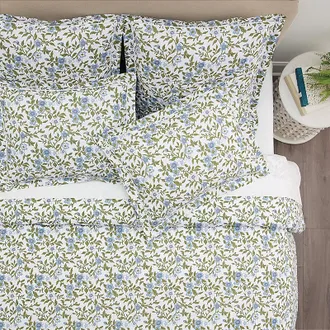 Ballard Designs Georgina Floral Duvet Cover - Full/Queen - Ballard Designs