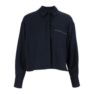 Antonelli Abelia Camicia - - Jackets - Donna - Blu - L