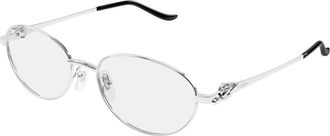Cartier Ct 0677O Bril - Dames - Brillen - Grijs - 52 MM - Accessoires