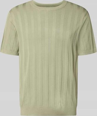 Lindbergh Lindbergh Strickshirt aus Viskose-Mix mit Rundhalsausschnitt in Lind, Gr&ouml;&szlig;e XXXL