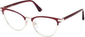 Web Eyewear Shiny Burgundy Eyewear Frames - Dames - Brillen - Rood - 54 MM - Accessoires