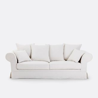 La Redoute Interieurs Zetel 2-, 3- of 4-zits, afneembare hoes, in dik linnen, superieur comfort, ADELIA