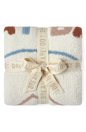 Barefoot Dreams CozyChic Play Ball Stroller Blanket in Cream Multi at Nordstrom
