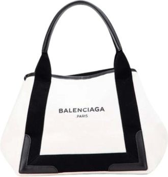 Balenciaga Pre-owned Tote Bags, female, Multicolor, Size: ONE SIZE Pre-owned Canvas Tote Bag