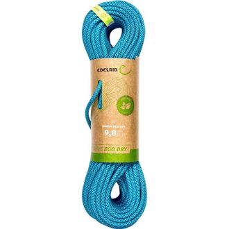 Edelrid Cuerda Din&aacute;mica Edelrid Heron Eco Dry 9,8 Mm 50 M - Menta Helada