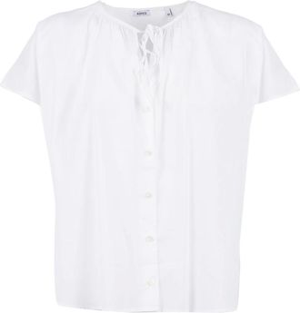 Aspesi Blouses, female, White, Size: M Camicia