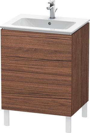 Duravit Mueble Bajo Lavabo L-cube 620x481x704mm Nogal Oscuro