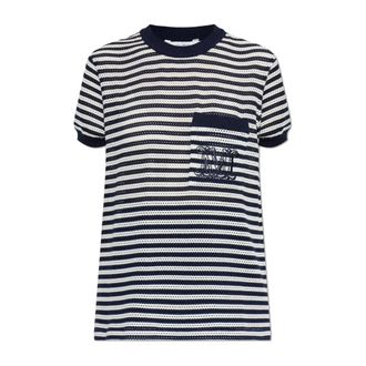 Max Mara T-Shirts, female, Blue, Size: XS Drago T-shirt