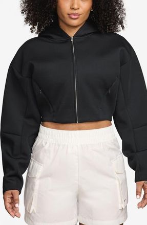 Nike Sportswear Hooded Jacket in Black/Anthracite at Nordstrom, Size X-Large
